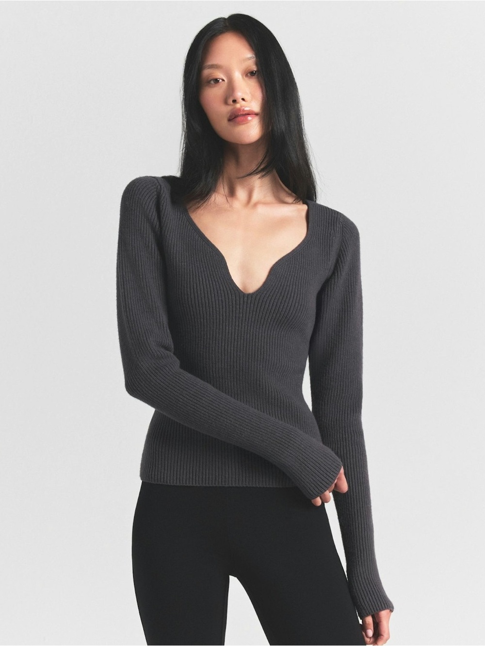 SKIMS SWETER KNIT LONG SLEEVE TOP